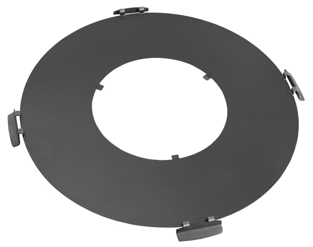 Cook King 78 cm Grill Plate for Fire Bowl with 37 cm Grate and 4 Handles, studio detail shot 2