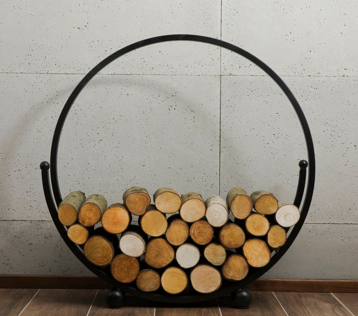 Cook King 80cm Wood Rack SPIRAL, outdoor lifestyle shot 3