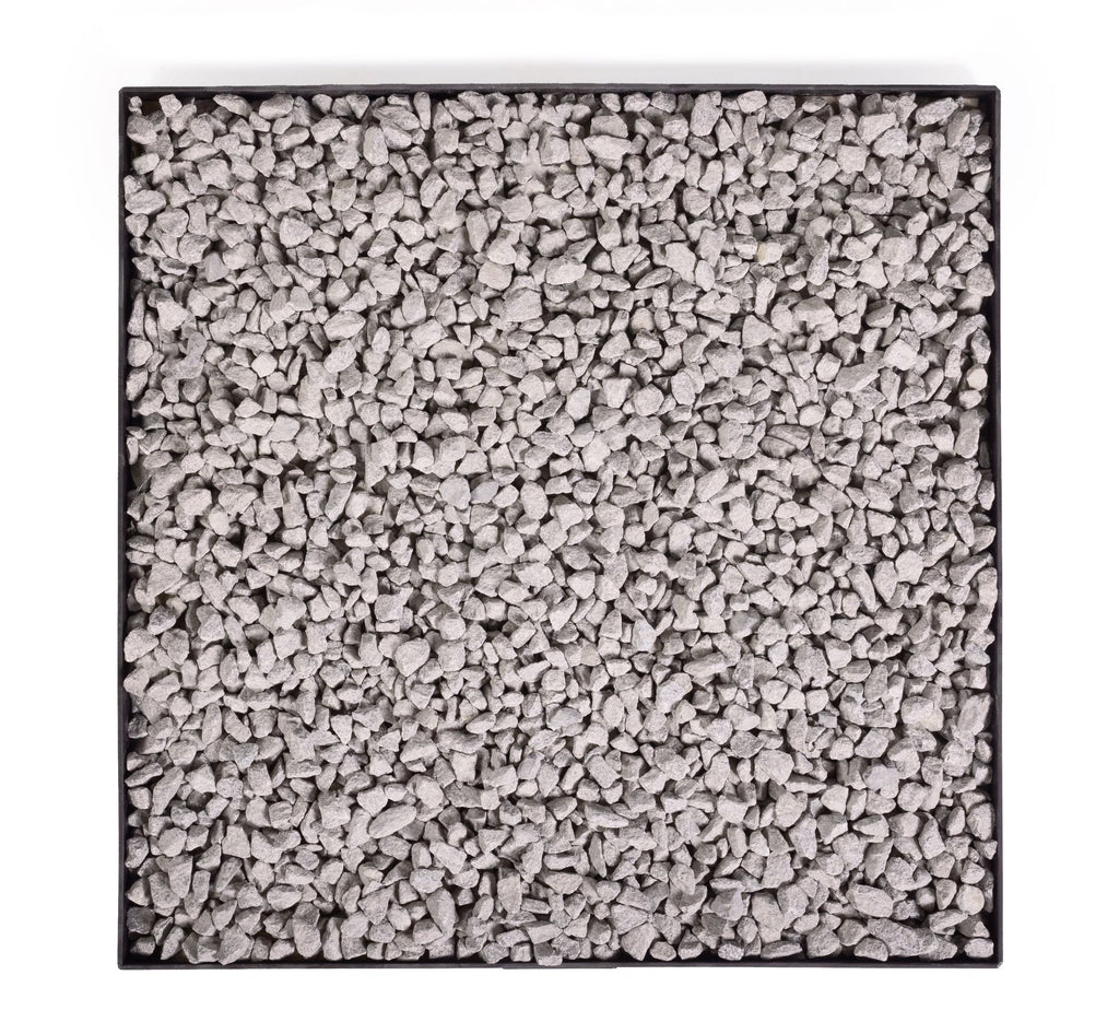 Cook King Square Fire Bowl Base For Decorative Stones 60x60 cm, studio detail shot 3