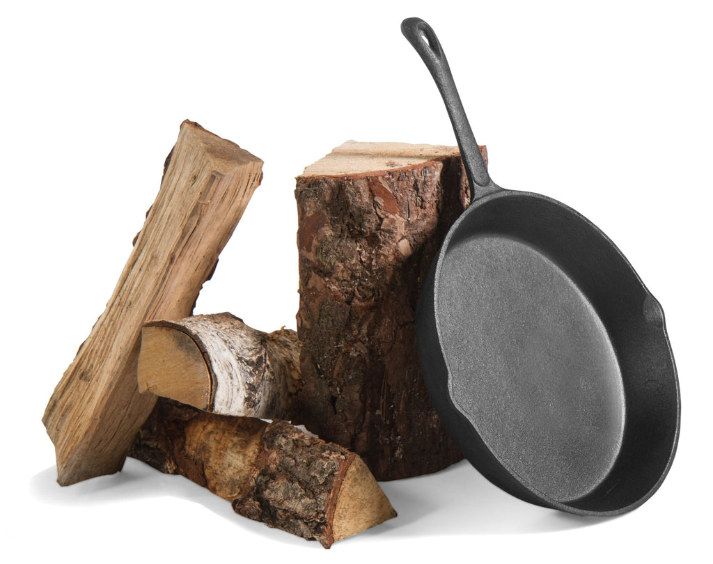 Cook King 26 cm Natural Cast-iron Pan, studio detail shot 2