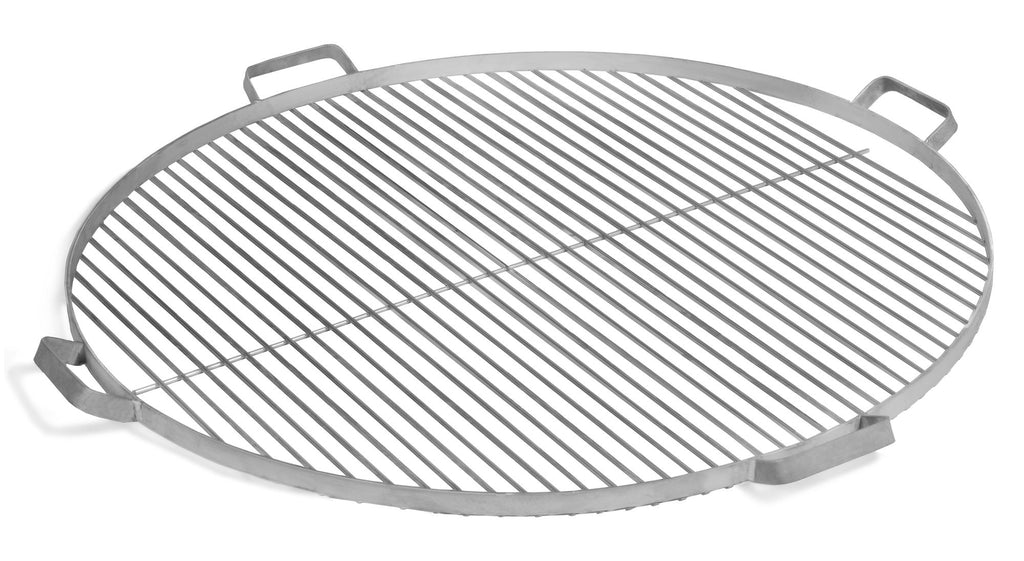 Cook King 70 cm Stainless Steel Grate with 4 Handles For Fire Bowl on a white background