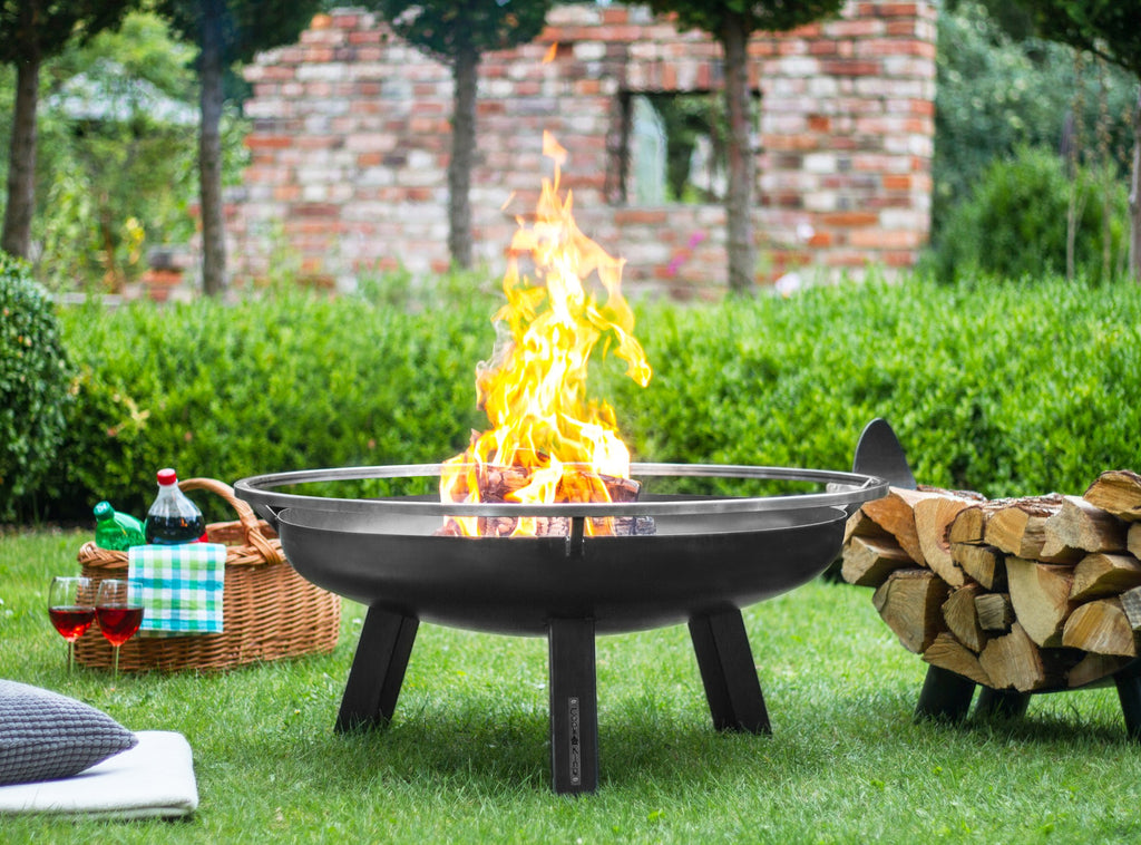 Cook King Porto 60cm Fire Bowl, outdoor lifestyle shot 7