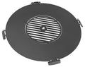 Cook King 82 cm Grill Plate for Fire Bowl with 37 cm Grate and 4 Handles on a white background