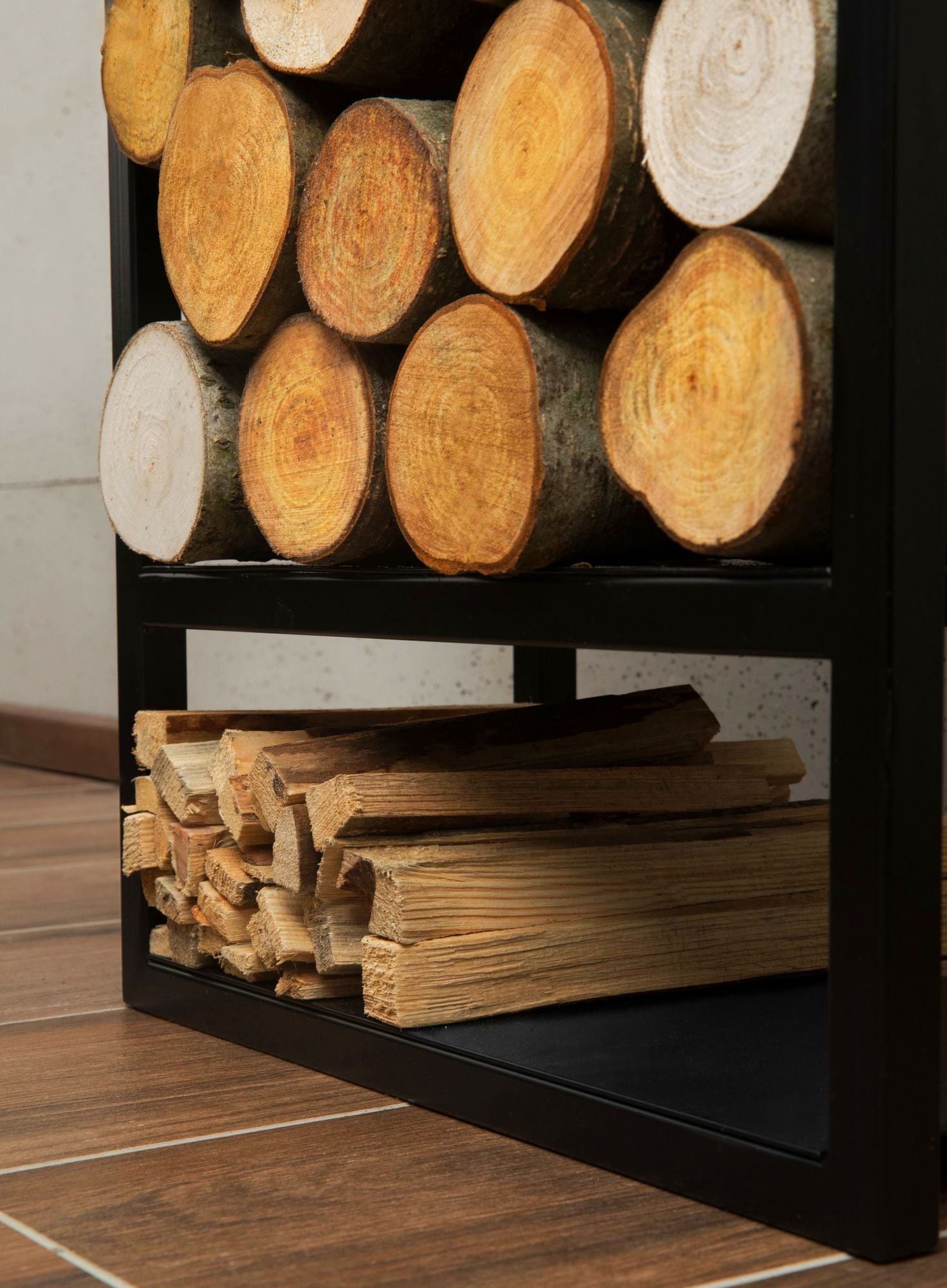Cook King 120x40x20 cm Wood Rack ATOS, outdoor lifestyle shot 4