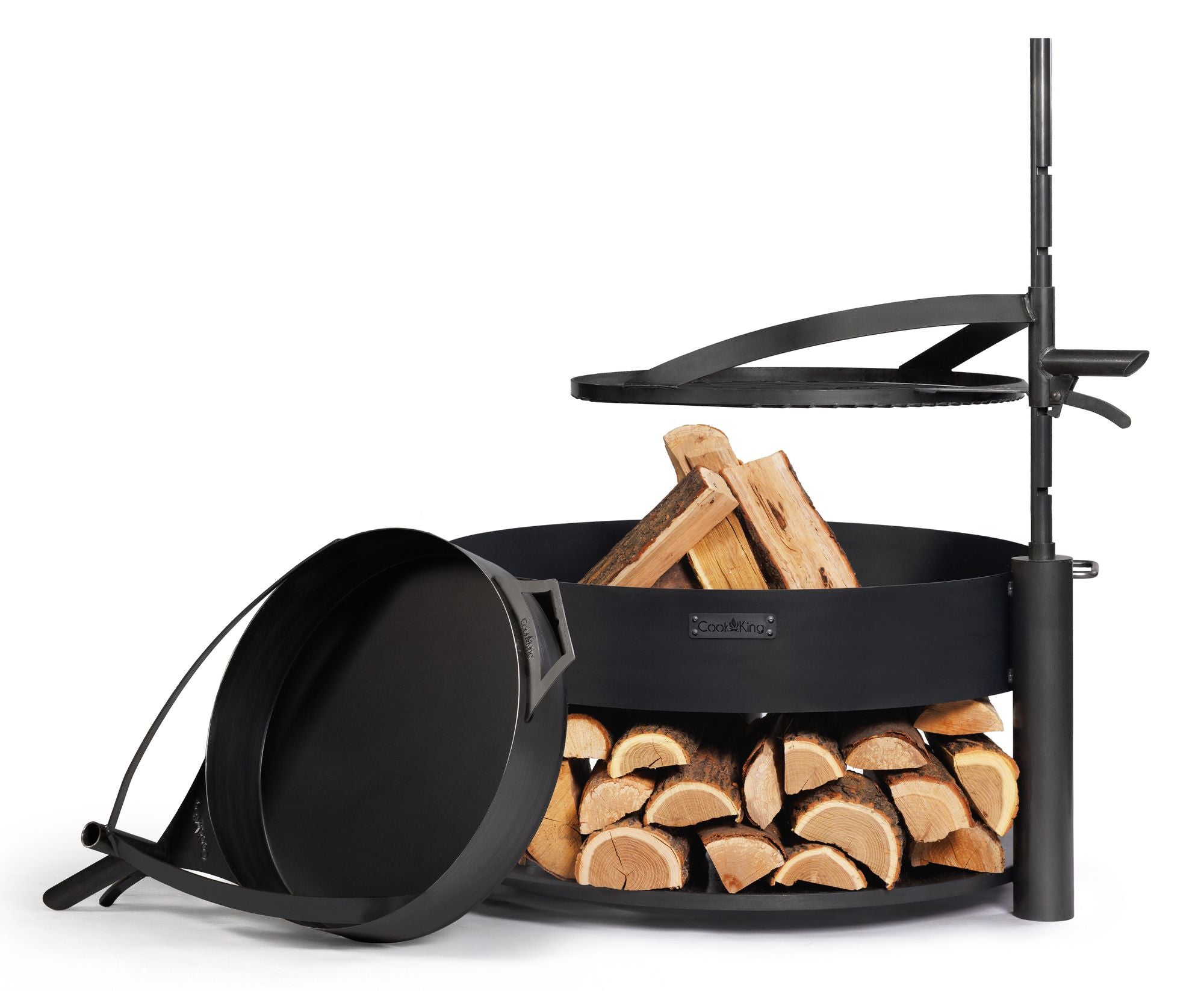 Cook King Pot/Wok Hanger for BANDITO and MONTANA X Fire Bowl, studio detail shot 6