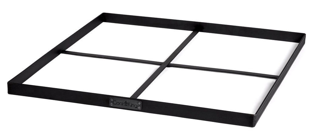 Cook King Square Fire Bowl Base For Decorative Stones 60x60 cm on a white background