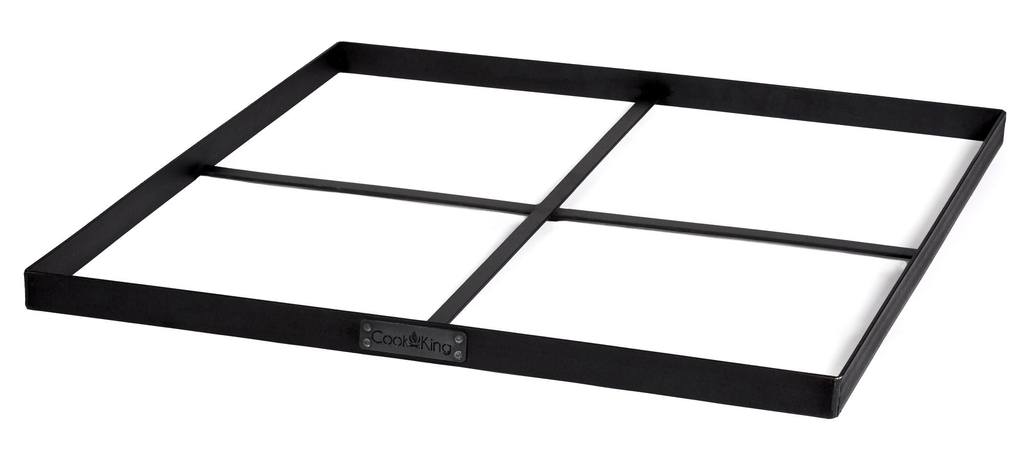 Cook King Square Fire Bowl Base For Decorative Stones 60x60 cm on a white background