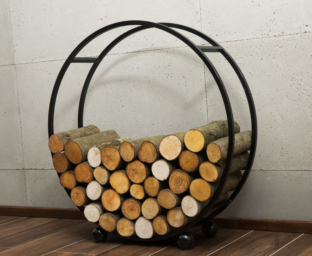 Cook King 80cm Wood Rack DAISY in an outdoor setting