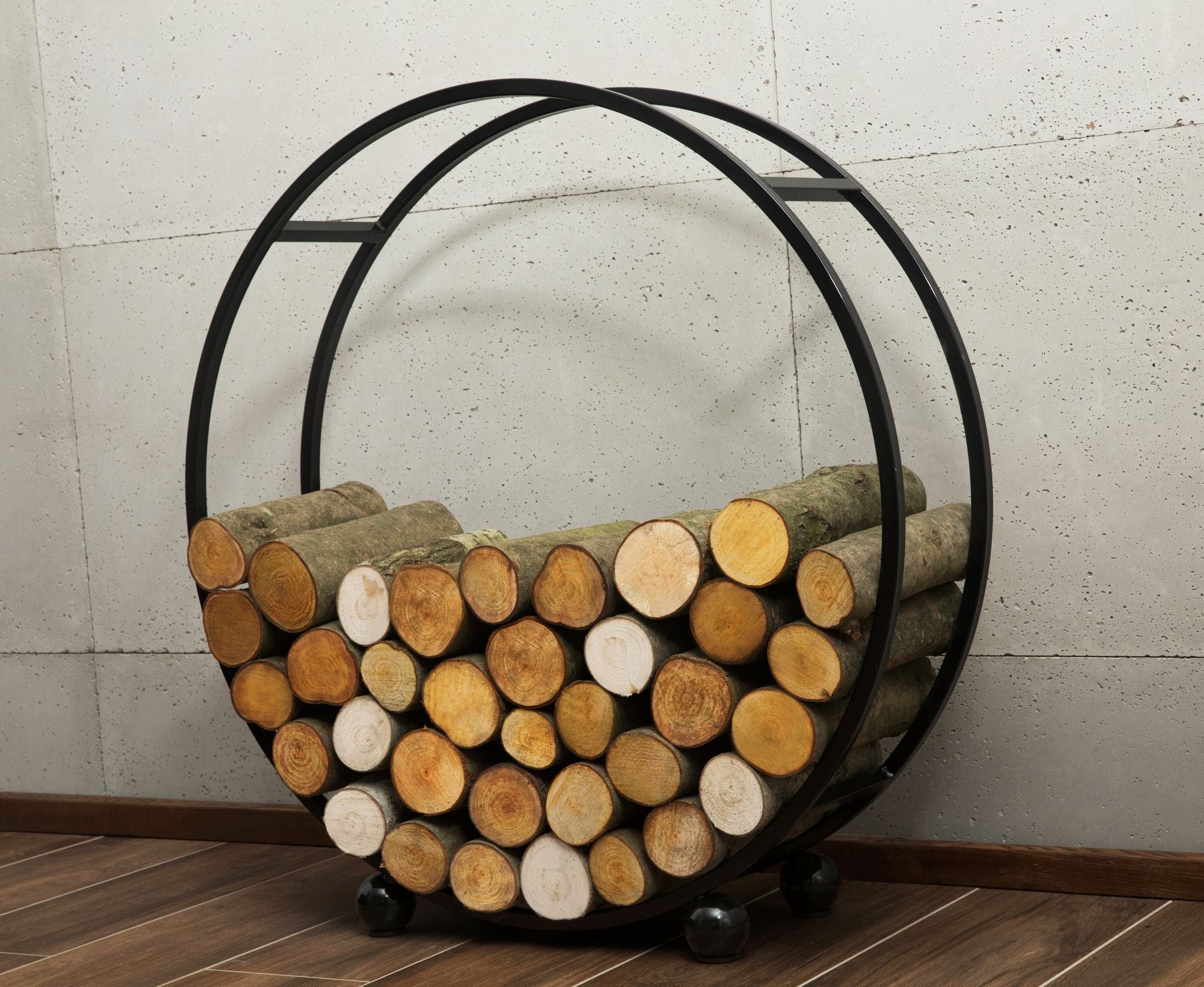 Cook King 80cm Wood Rack DAISY in an outdoor setting