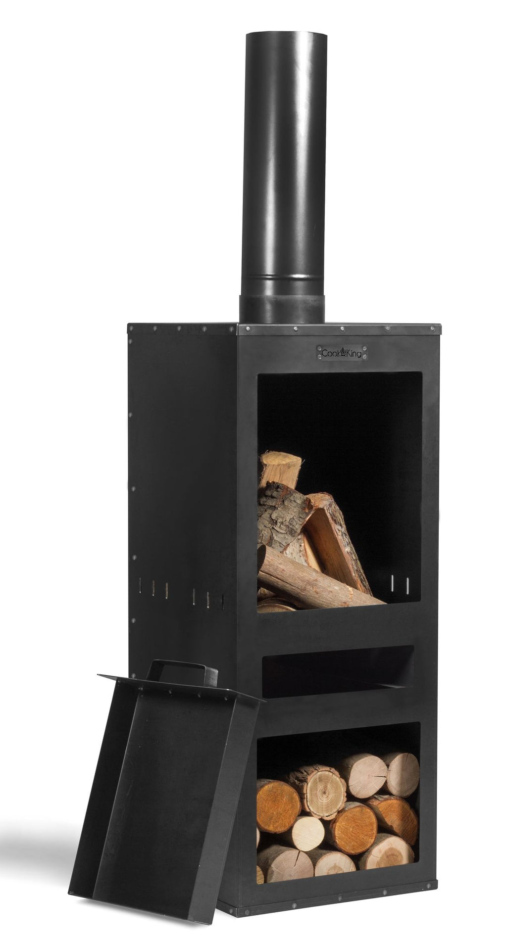 Cook King Garden Stove ROSA, studio detail shot 7