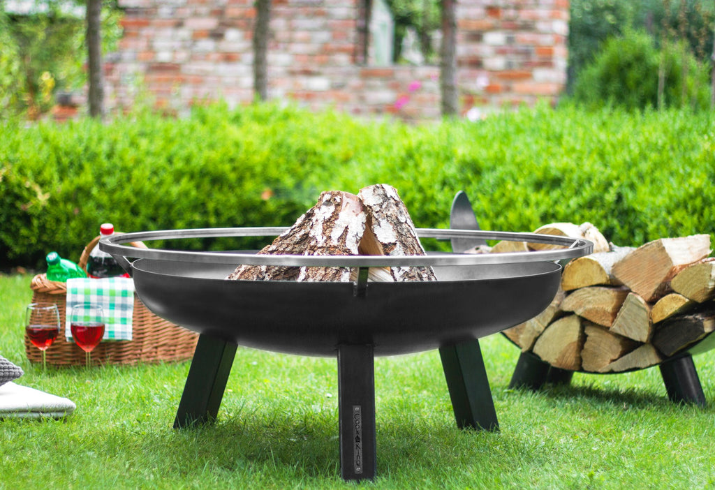 Cook King Porto 60cm Fire Bowl, outdoor lifestyle shot 3