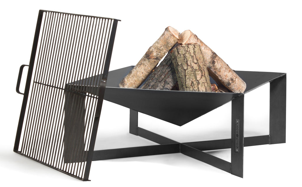 Cook King Cuba 70x70cm Fire Bowl, studio detail shot 10