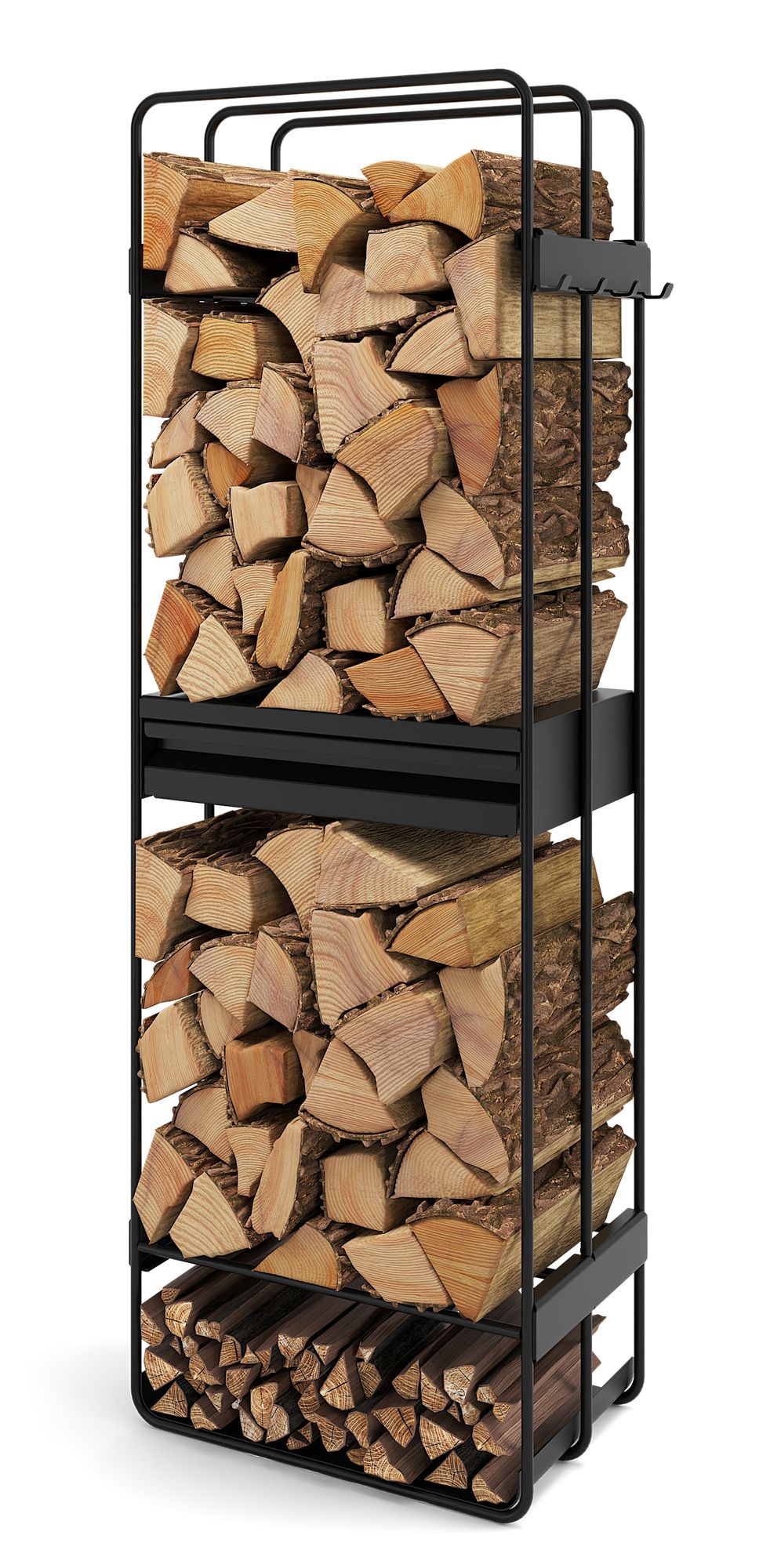 Cook King 120x40x25 cm Wood Rack LOFT on a white background