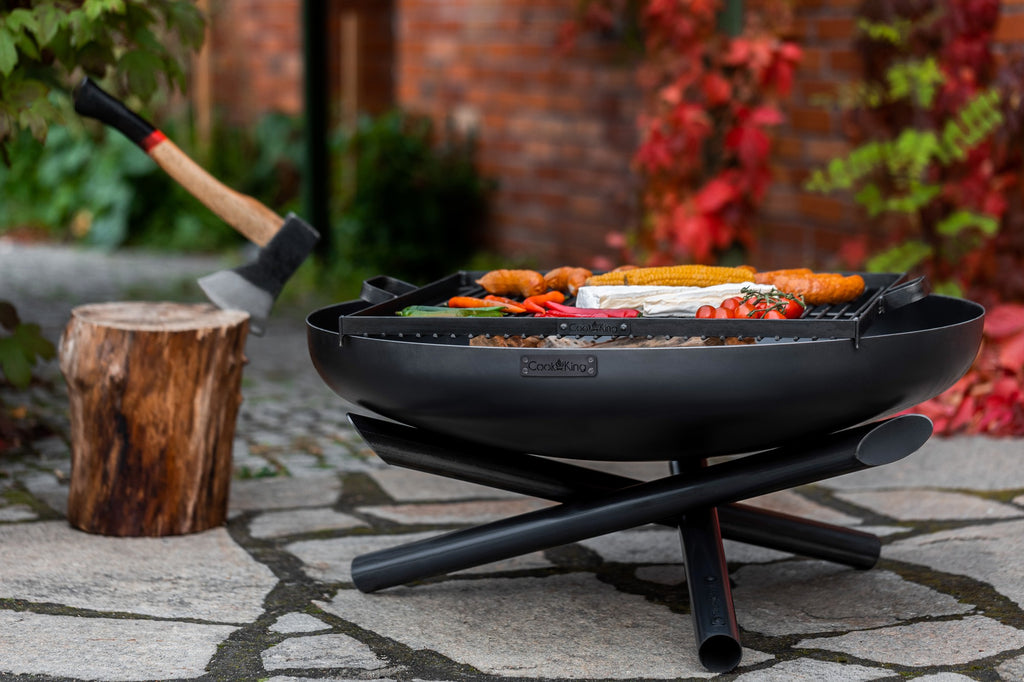 Cook King Indiana 70cm Fire Bowl, outdoor lifestyle shot 5