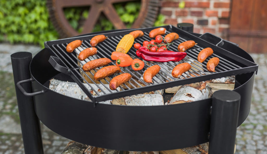 Cook King Montana 80cm Fire Bowl, outdoor lifestyle shot 6