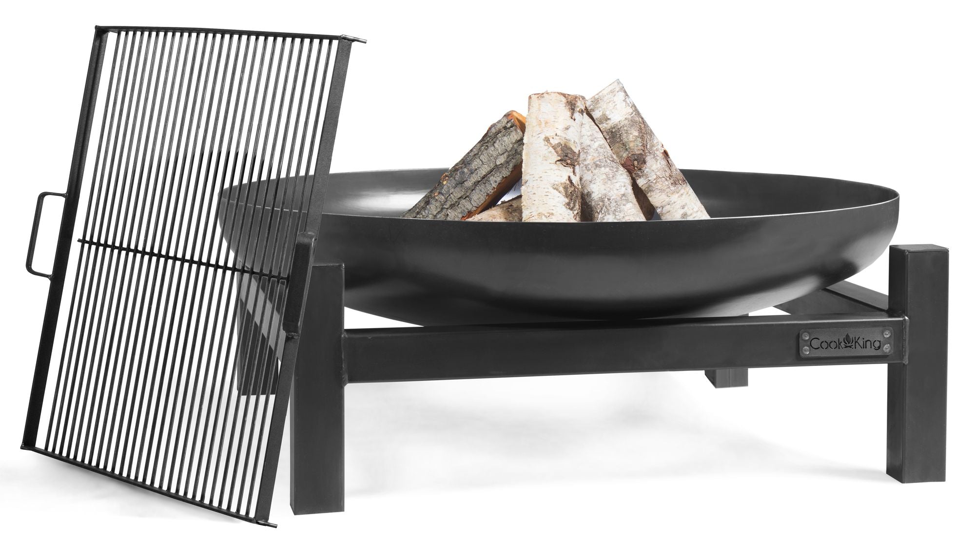 Cook King Panama 70cm Fire Bowl, studio detail shot 4