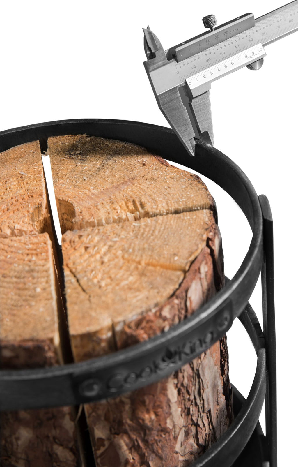 Cook King Fire Basket for Swedish Torches MALMO, studio detail shot 2