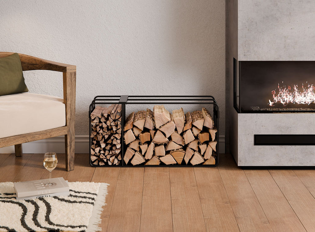 Cook King 80x40x25cm Wood Rack FLOX, outdoor lifestyle shot 4