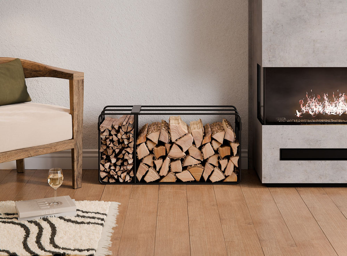 Cook King 80x40x25cm Wood Rack FLOX, outdoor lifestyle shot 4