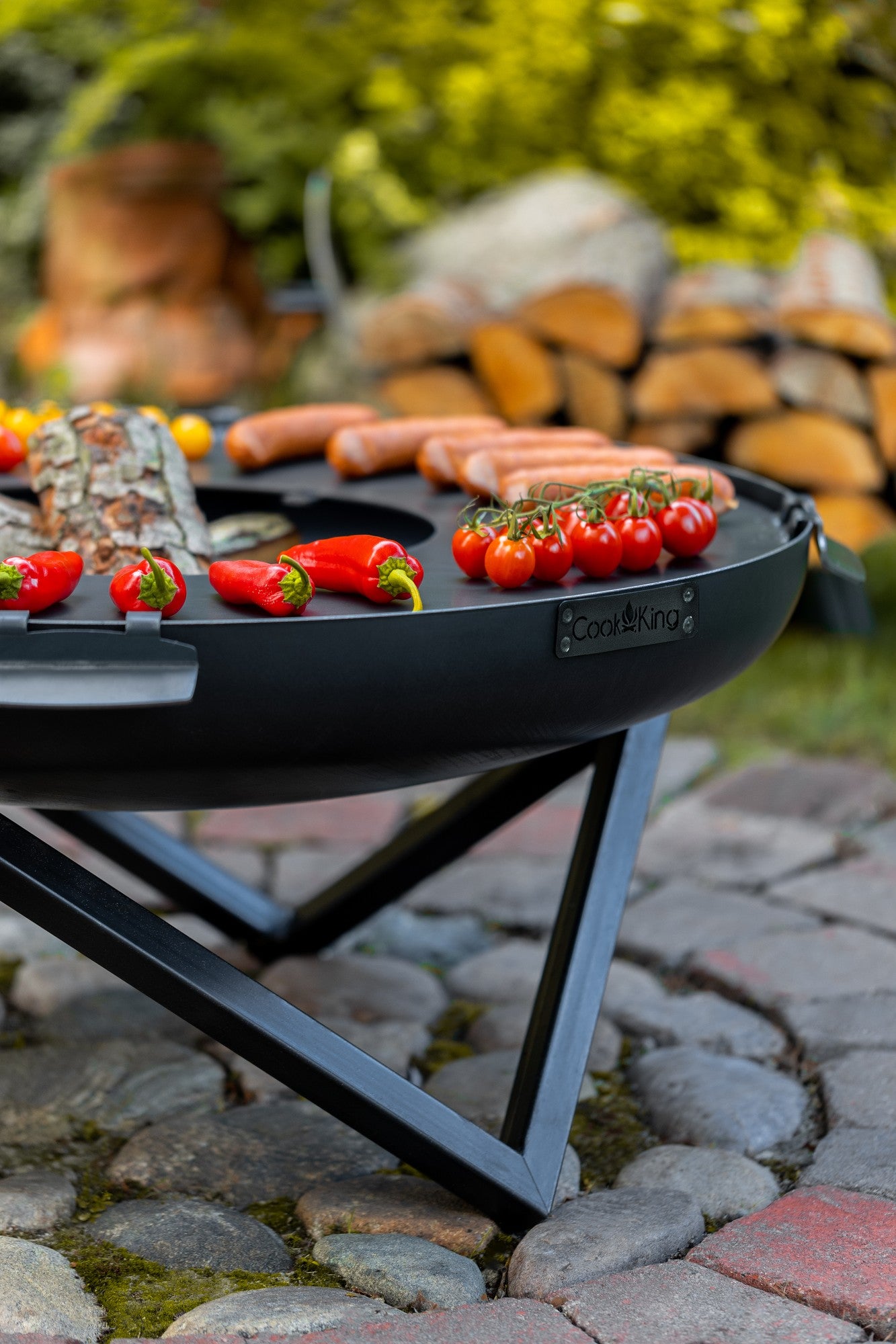 Cook King Santiago 60cm Fire Bowl, outdoor lifestyle shot 7