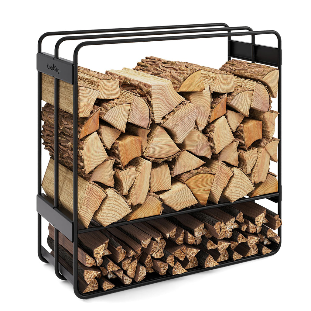 Cook King 60x60x25cm Wood Rack ZENO on a white background
