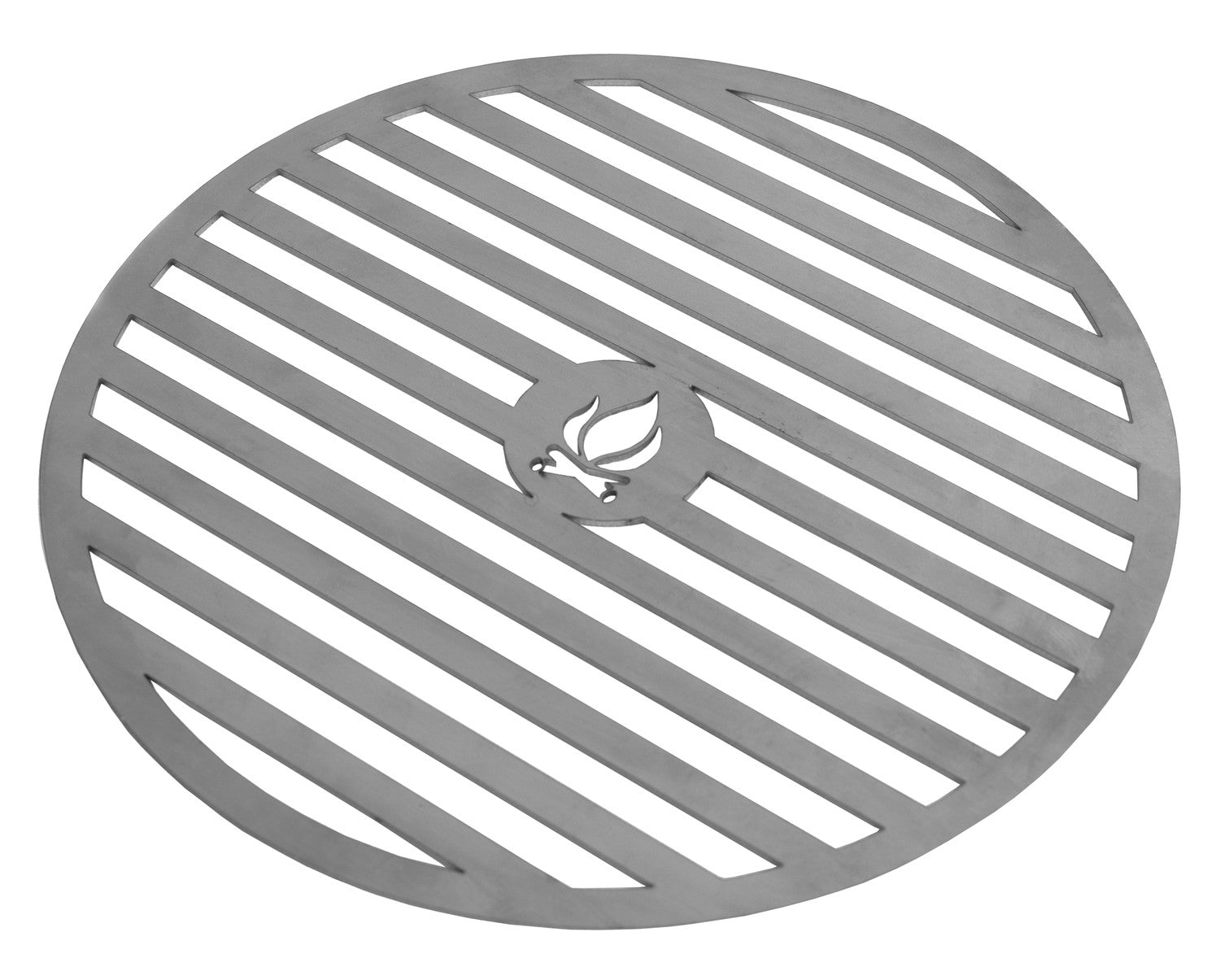 Cook King 82 cm Stainless Grill Plate for Fire Bowl, studio detail shot 3