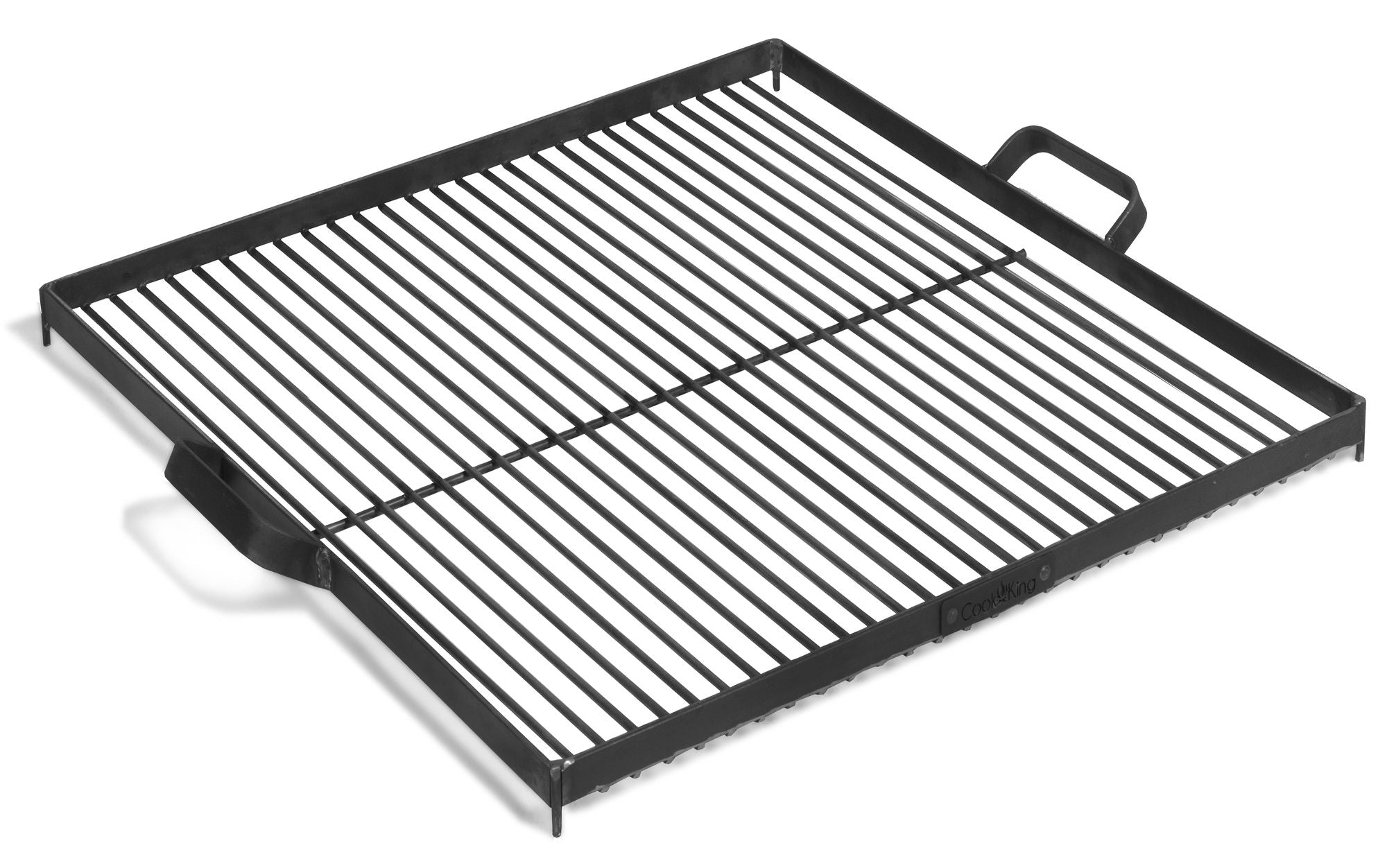 Cook King 44x44 cm Natural Steel Grate for 60 cm Fire Bowl on a white background