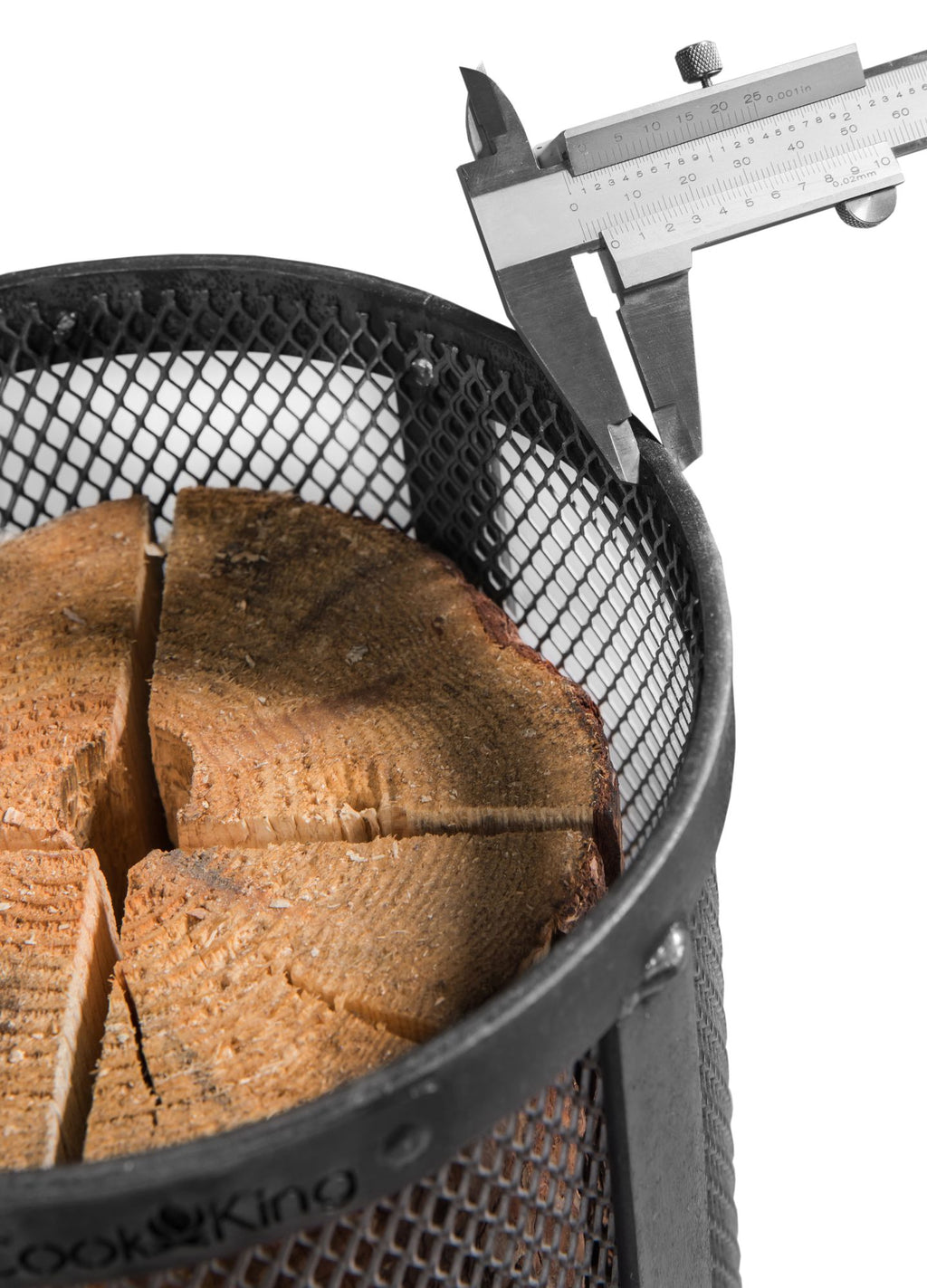 Cook King Fire Basket for Swedish Torches DAKAR, studio detail shot 2