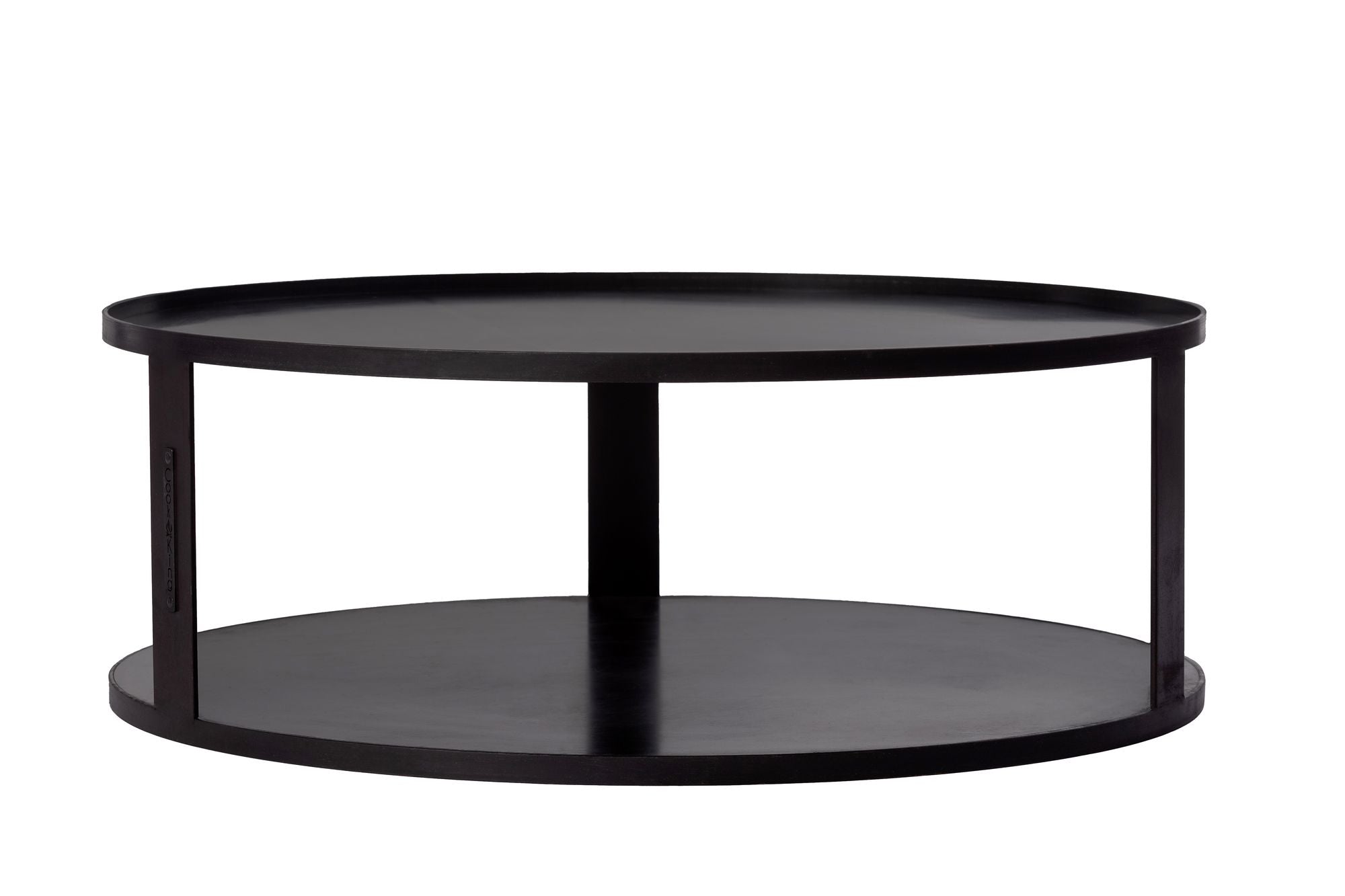 Cook King Round Fire Bowl Base With Wood Storage 72 cm, studio detail shot 2