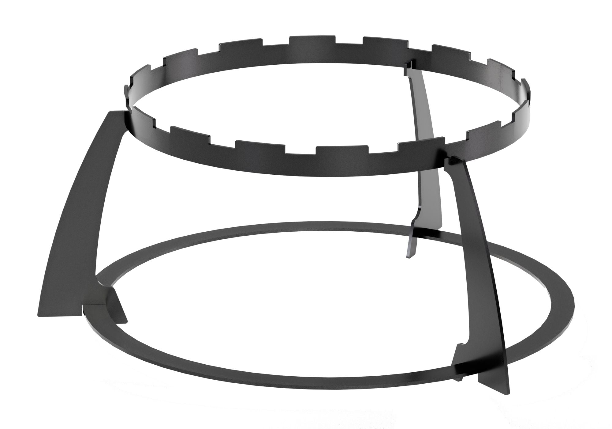 Cook King High rim on a skewer for a grill table 78 cm and 82 cm on a white background
