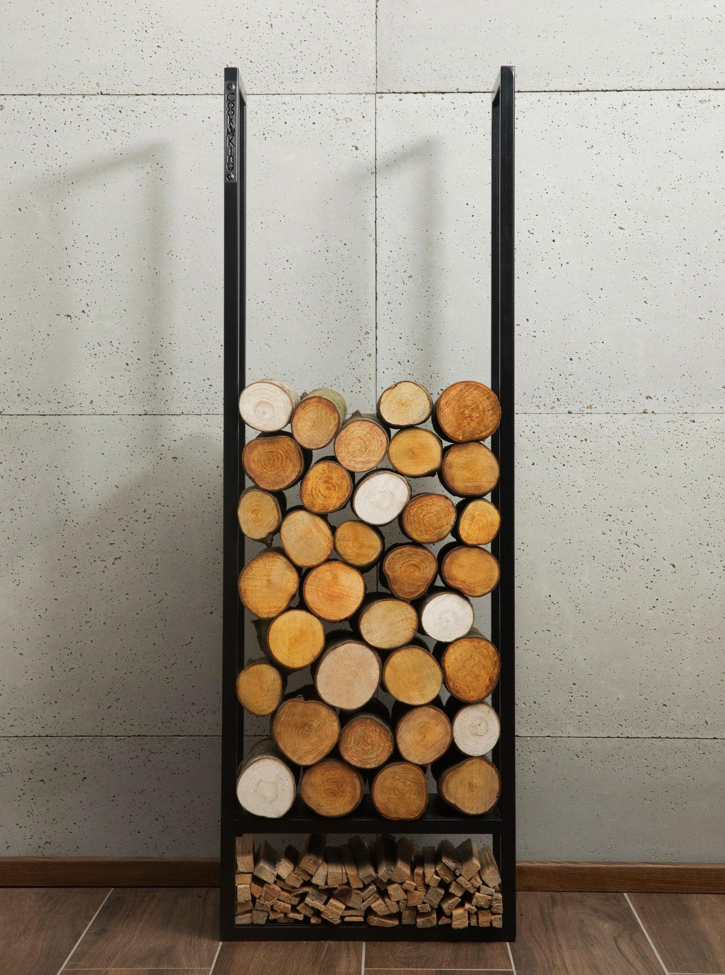 Cook King 120x40x20 cm Wood Rack ATOS, outdoor lifestyle shot 3