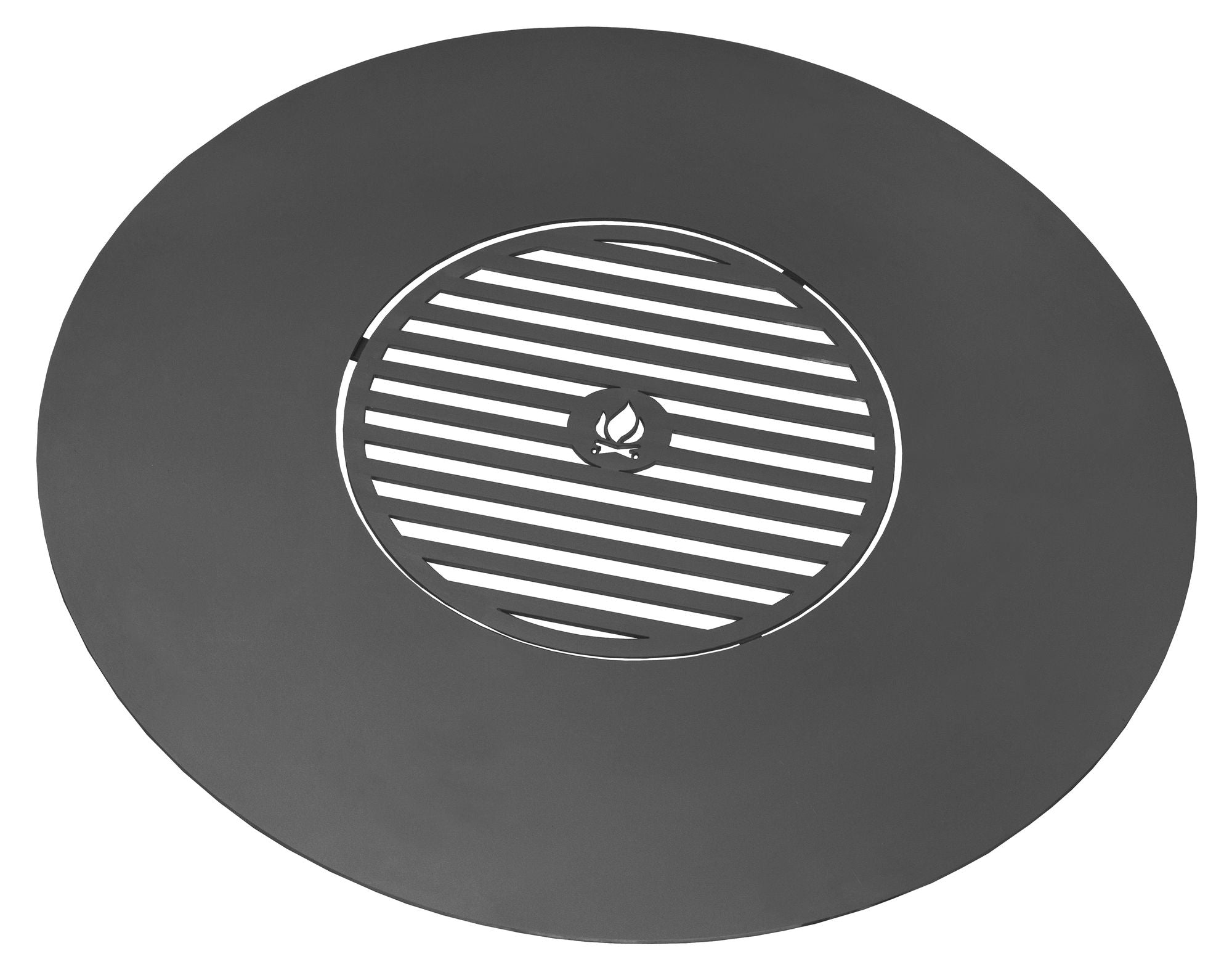 Cook King 82 cm Grill Plate for Fire Bowl with 37 cm Grate on a white background