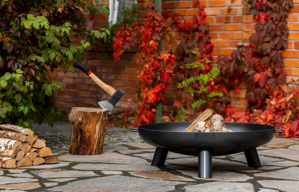 Cook King Bali 70cm Fire Bowl in an outdoor setting