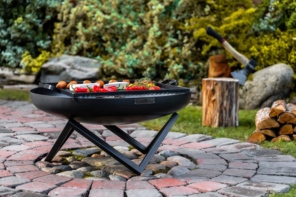 Cook King Santiago 60cm Fire Bowl, outdoor lifestyle shot 4