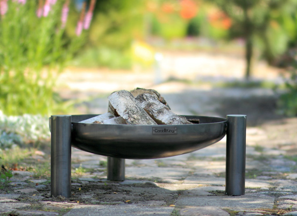 Cook King Palma 60cm Fire Bowl in an outdoor setting