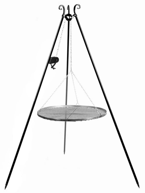 Cook King 180 cm Tripod + Winch on a white background