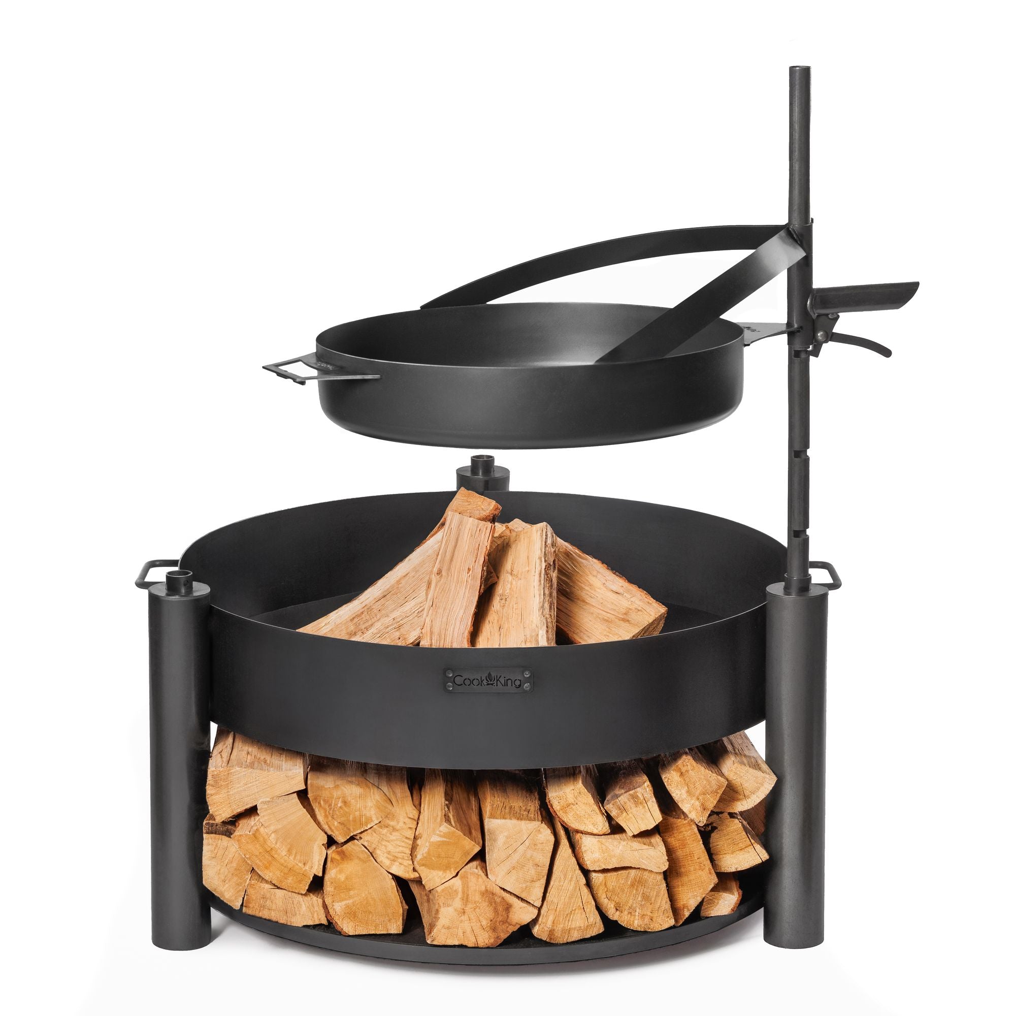Cook King Pot/Wok Hanger for BANDITO and MONTANA X Fire Bowl, studio detail shot 10
