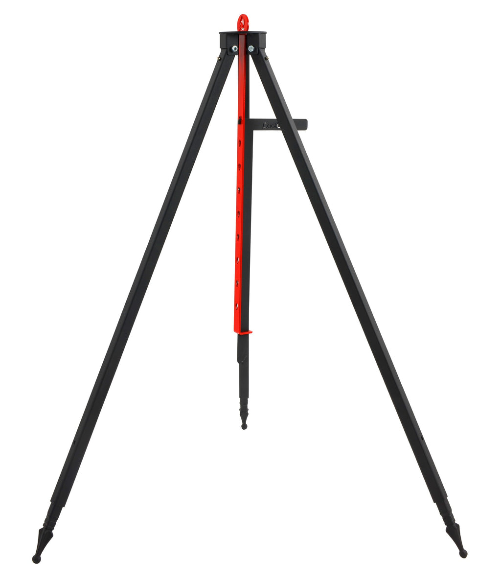 Cook King 160 cm Tripod Grill with 60cm stainless-steel grate, studio detail shot 8