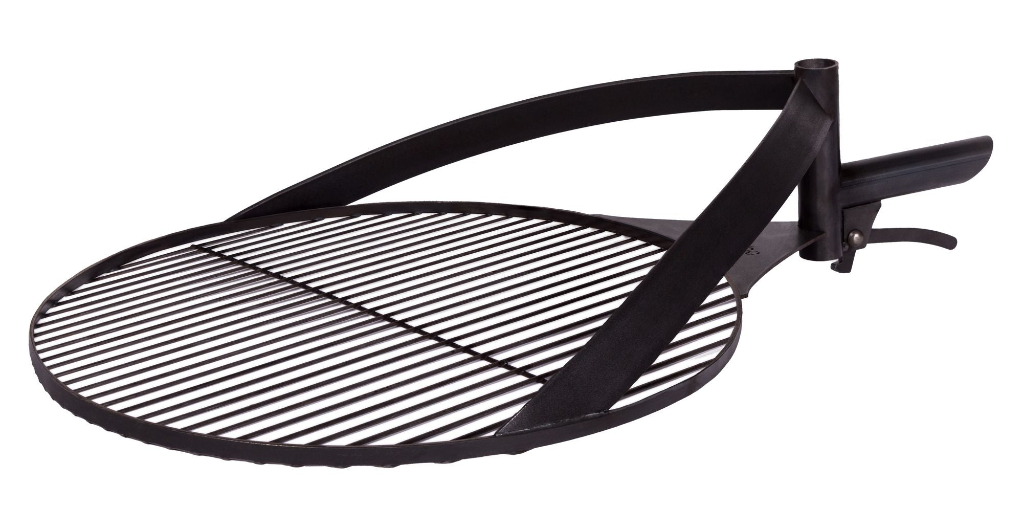 Cook King Montana X 60cm Multifunctional Fire Bowl with 50cm Grate, studio detail shot 10