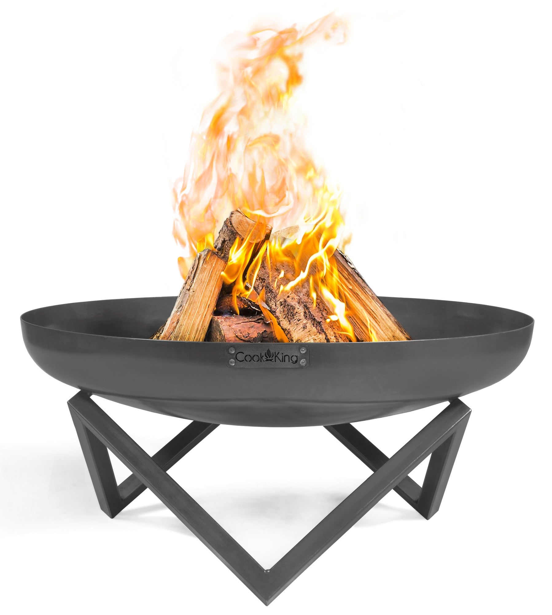 Cook King Santiago 70cm Fire Bowl, studio detail shot 10