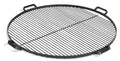 Cook King 70 cm Natural Steel Grate with 4 Handles For Fire Bowl on a white background