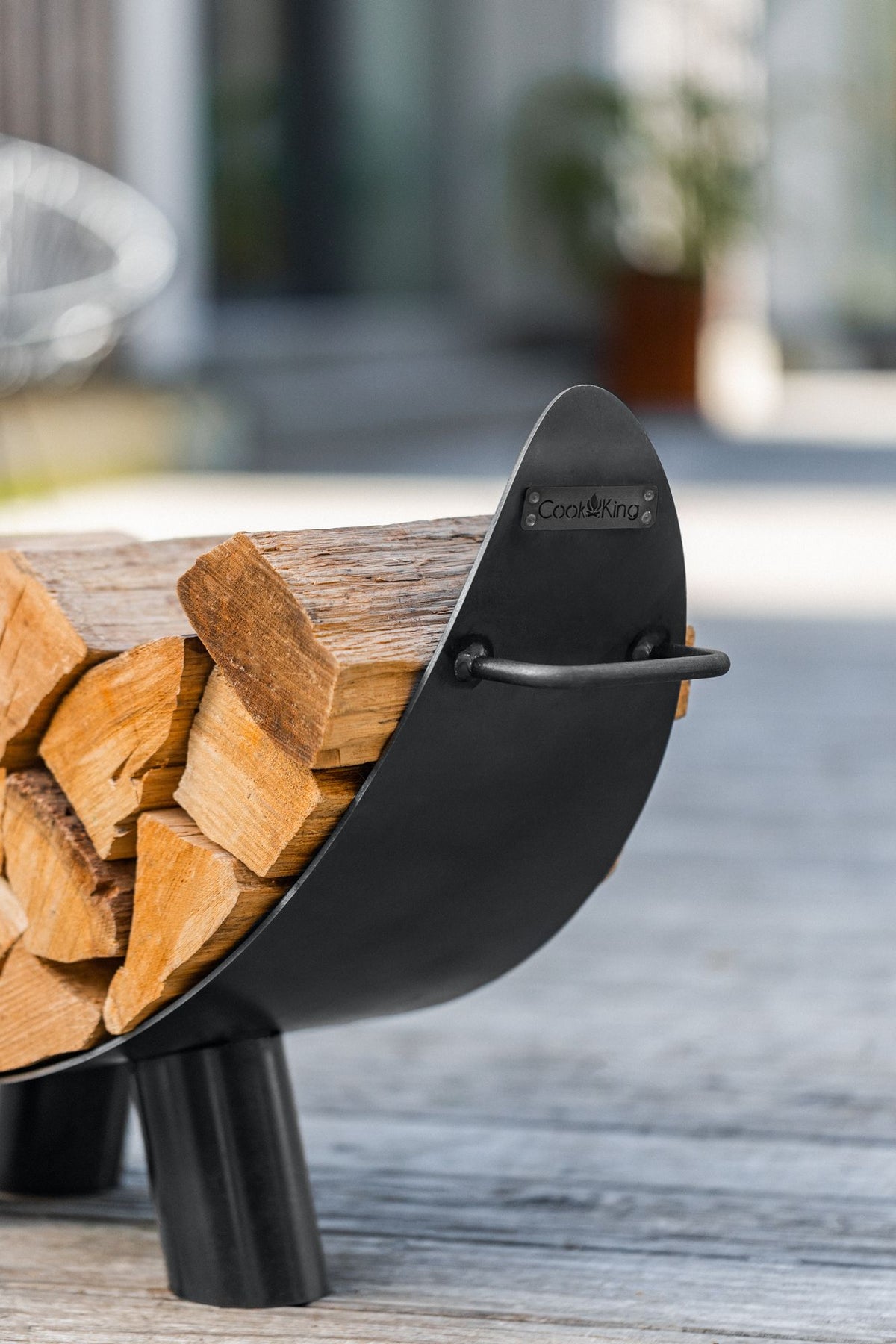 Cook King Wood Rack MILA, outdoor lifestyle shot 4