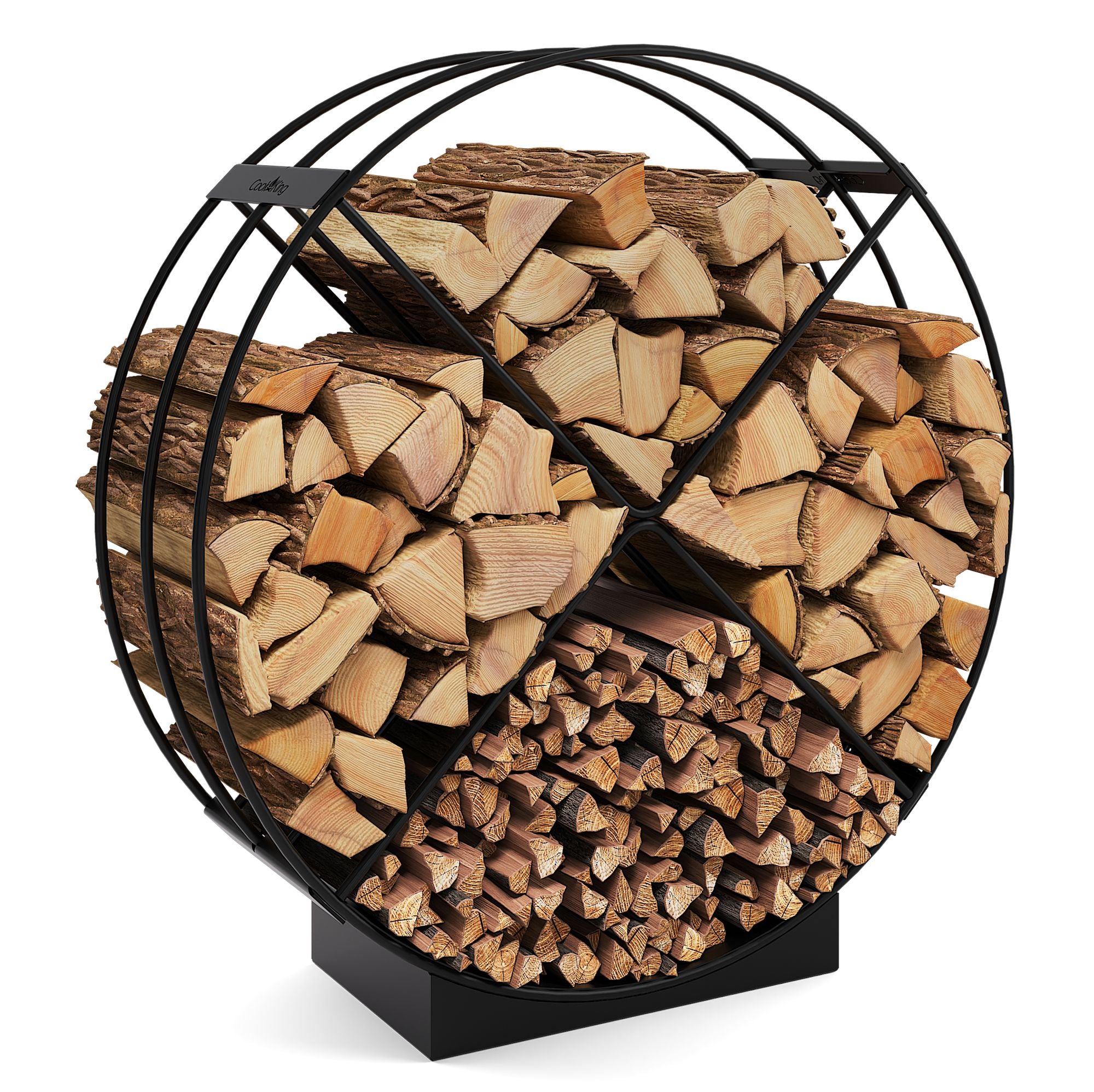 Cook King 80x25cm Wood Rack RONDO on a white background