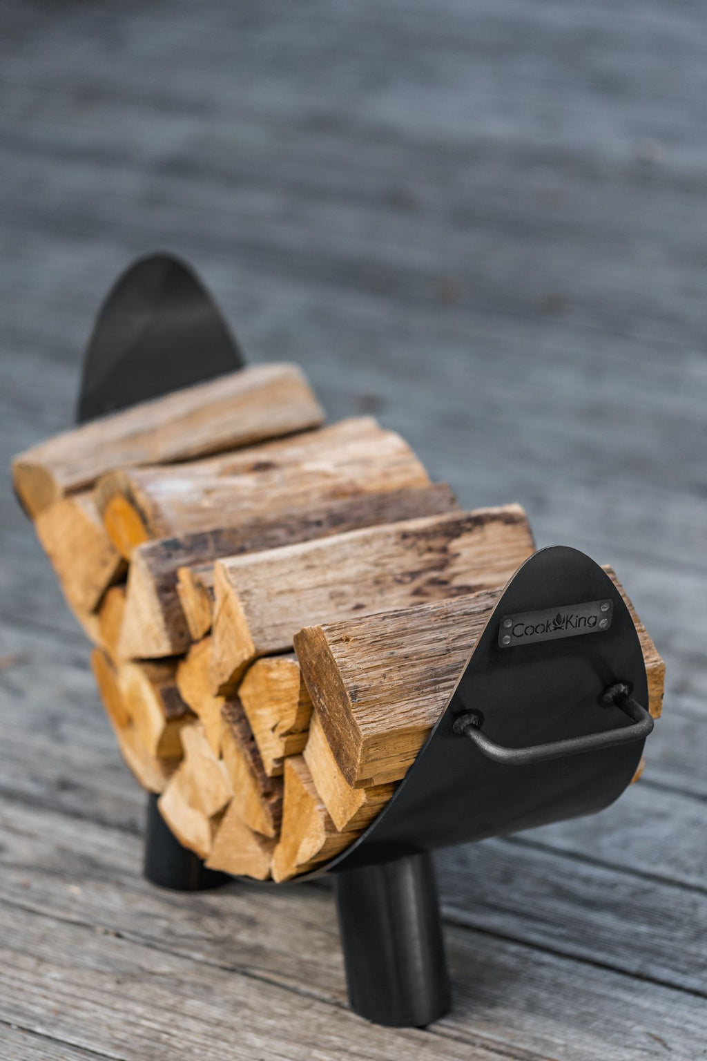Cook King Wood Rack MILA, outdoor lifestyle shot 3