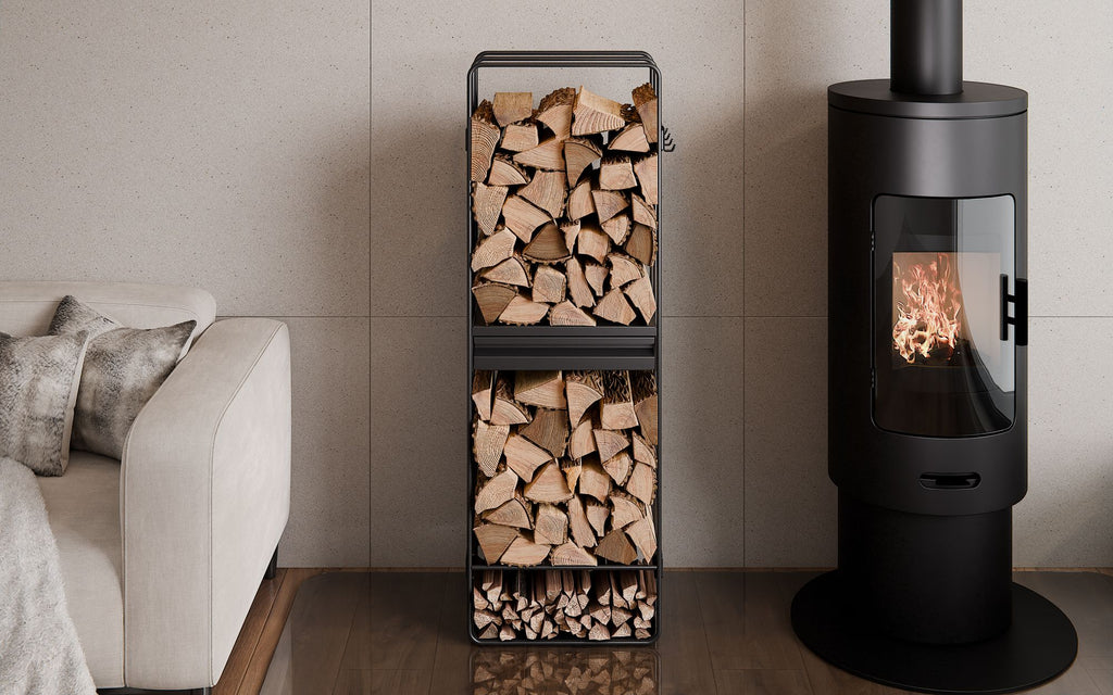 Cook King 120x40x25 cm Wood Rack LOFT, outdoor lifestyle shot 7