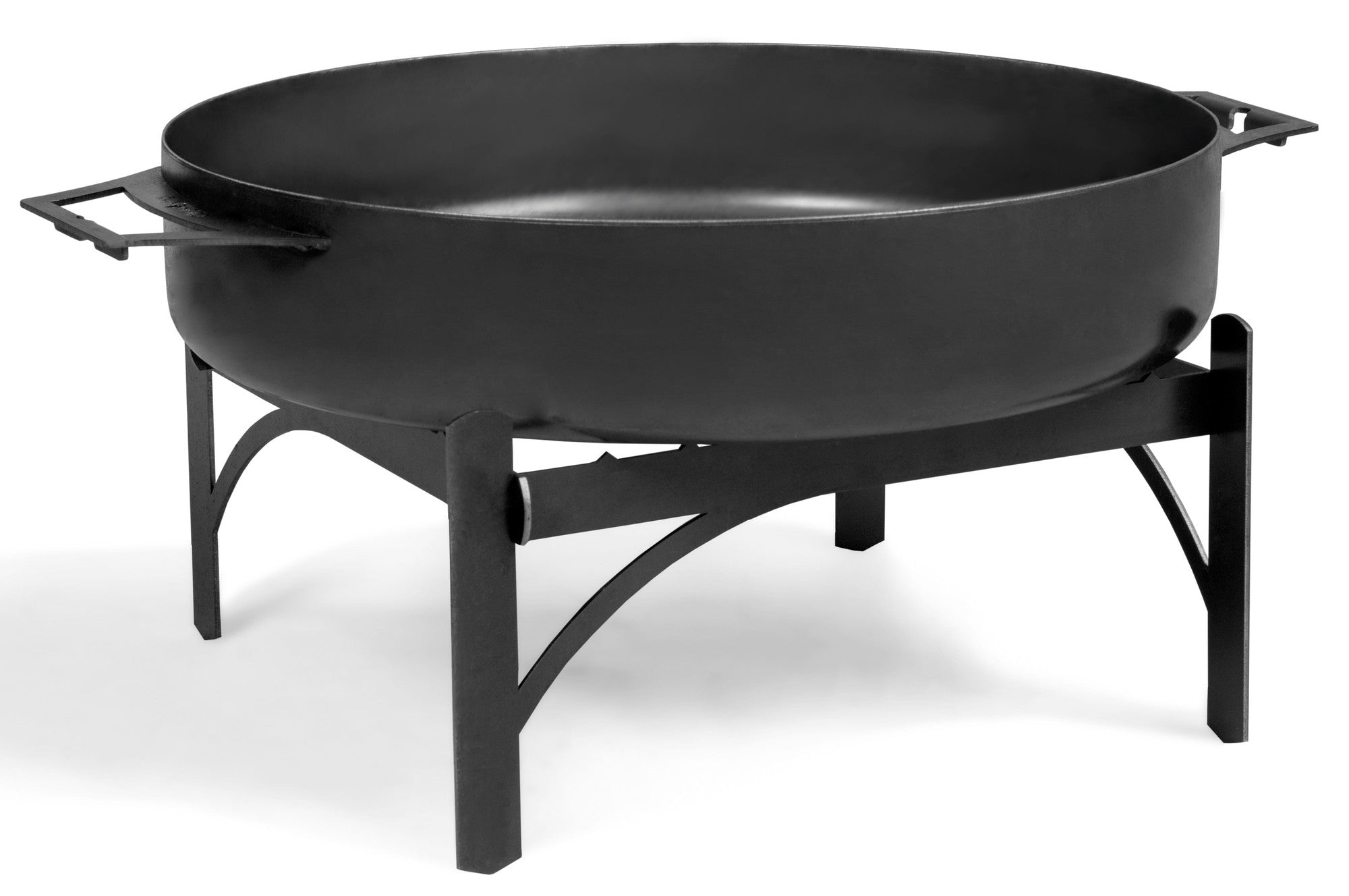 Cook King 50cm Natural Steel Pan with 2 Handles, studio detail shot 2