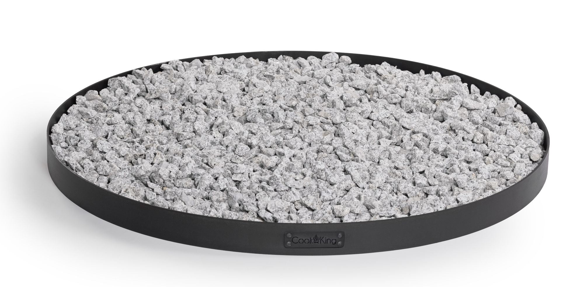 Cook King Round Fire Bowl Base for Decorative Stones photograph 1