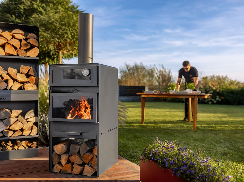 Cook King Vento Garden Stove with Oven and Log Storage photograph 11
