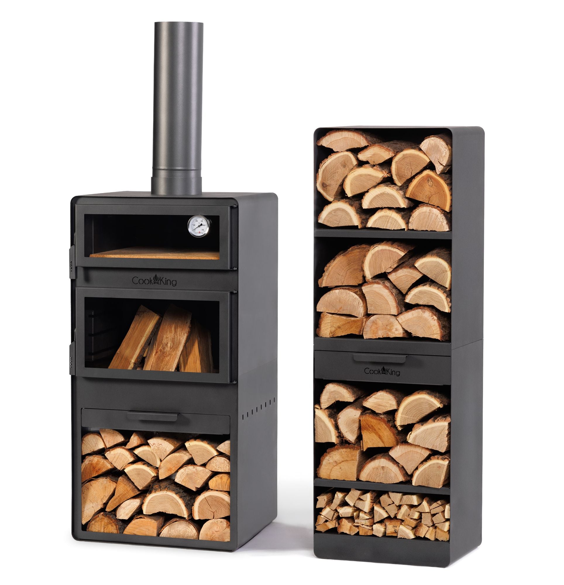 Cook King Vento Garden Stove with Oven and Log Storage photograph 5