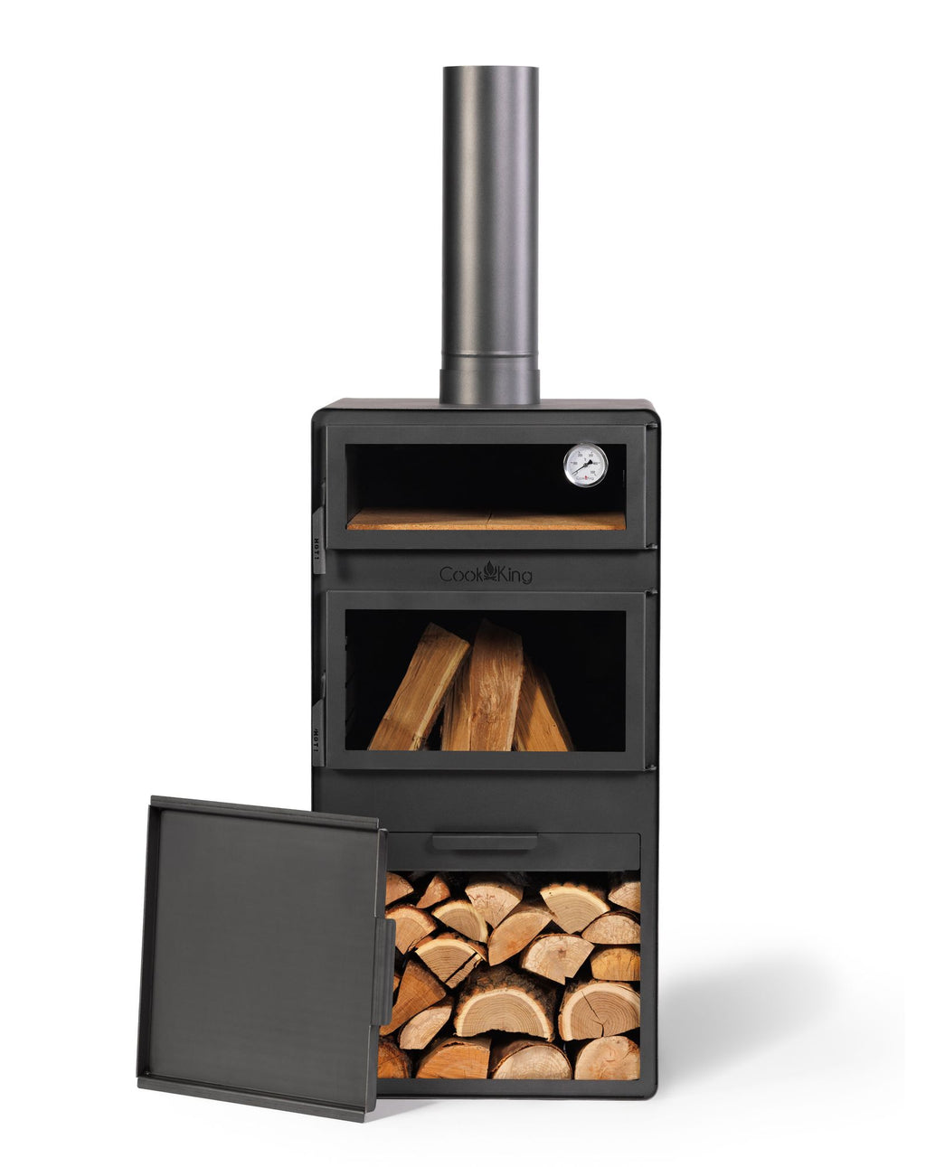 Cook King Vento Garden Stove with Oven and Log Storage photograph 8